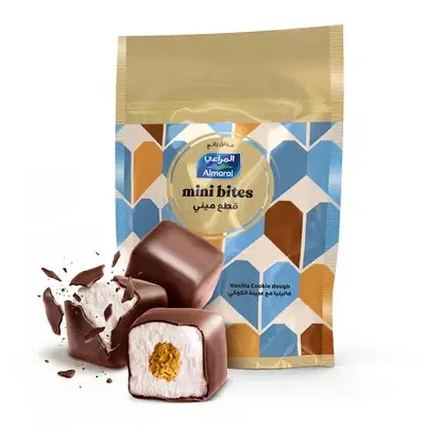 ALMARAI VANILLA MINI BITES 128ML - MINI VANILLA ICE CREAM BITES