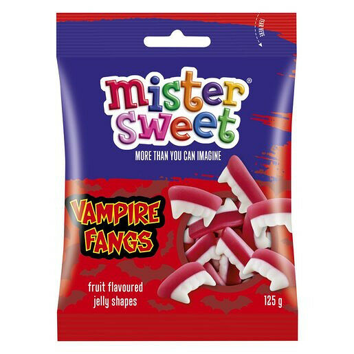 Mister Sweets Vampire Fangs 125g