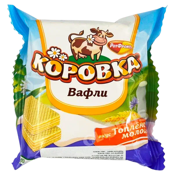 Вафли Коровка топл.молоко 75г ОК