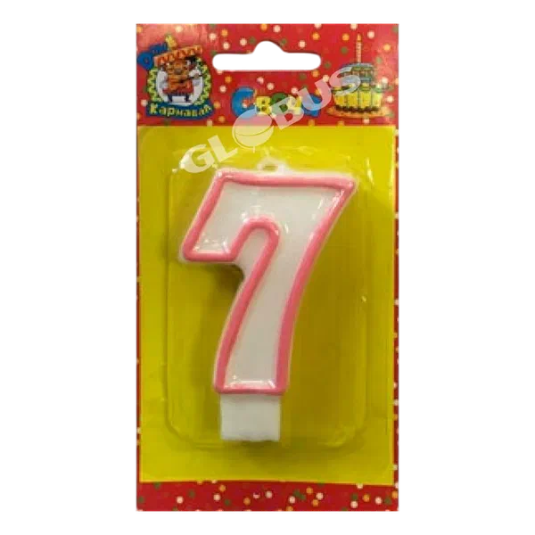 Свеча д/торта цифра №7