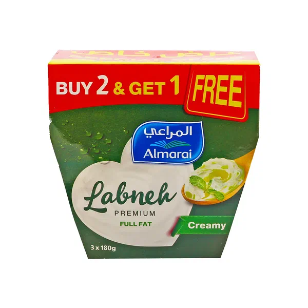ALMARAI PRMM LABNEH F/FAT 180G - PREMIUM FULL FAT LABNEH SMALL
