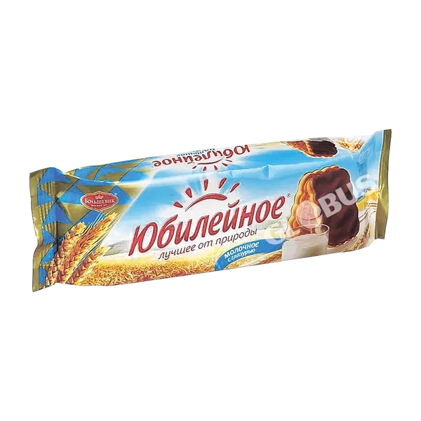 Печенье Юбилейное мол. глазир. 116г Большевик