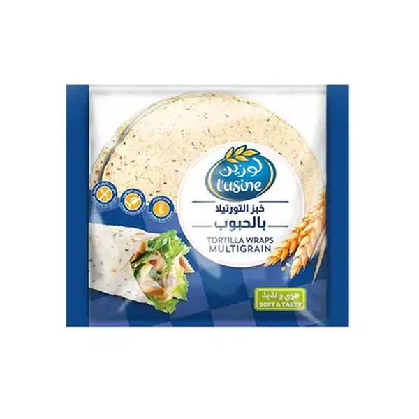LUSINE MULTIGRAIN TORTILLA 240G - MULTIGRAIN TORTILLA FLATBREAD