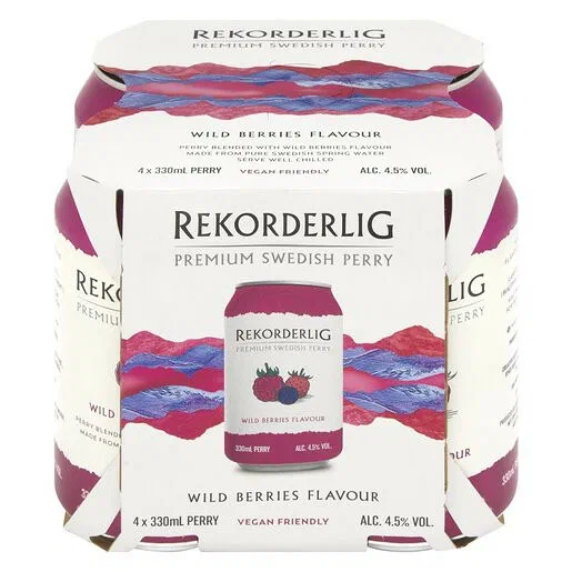 Rekorderlig Wild Berries Cooler 330ml 4 Pack