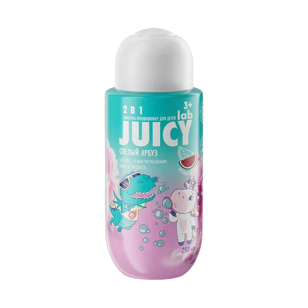 Шампунь-кондиционер Splat Juicy Lab 2в1 арбуз детск 250мл