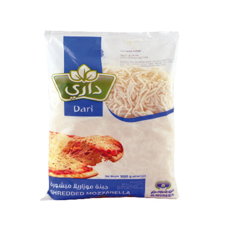 Dari Shredded Mozzarella Cheese 1 Kg