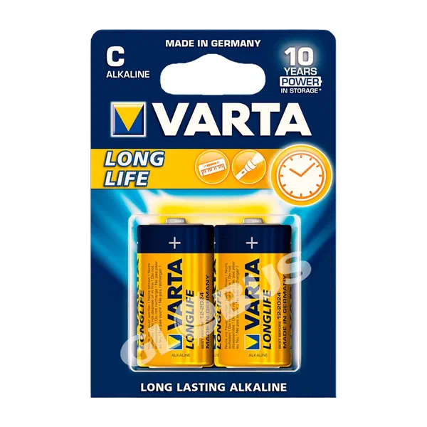 Батарейки Varta LongLife C 2шт GL