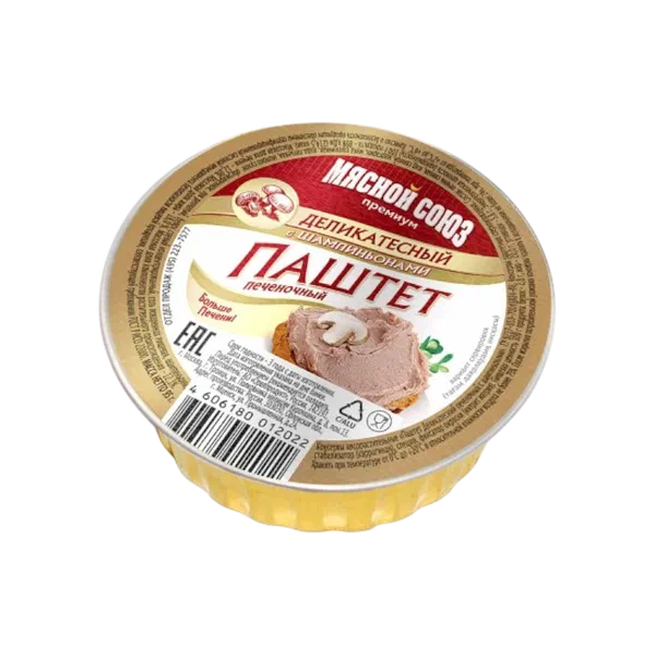 Паштет Мясной Союз деликат.с шампиньонами 95г ал/б РЦ