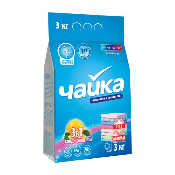 Порошок стир Чайка 3в1 3кг