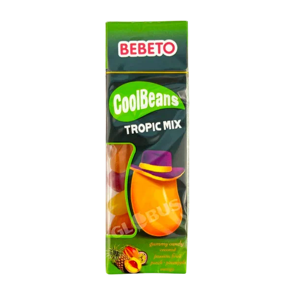 Bebeto Cool Beans троп. микс мармелады 36г