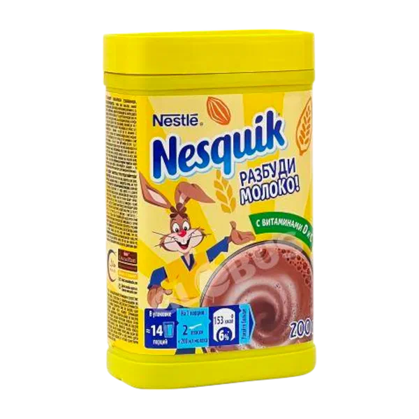 Какао Nesquik шок 200г п/б