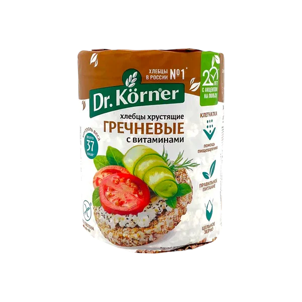 Хлебцы Dr.Korner гречневые б/глютена 100г