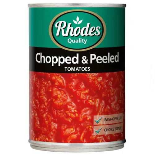 Rhodes Tomatoes Chopped & Peeled 410g