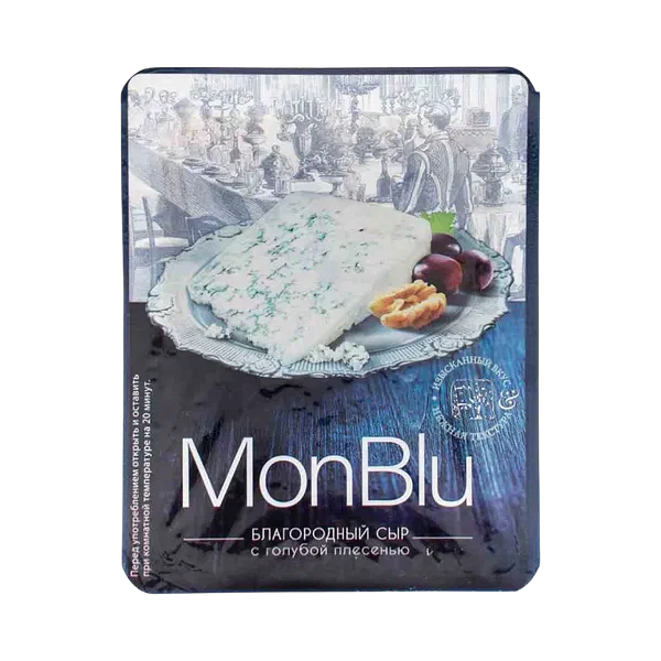 MonBlu с голубой благородной плесенью 50% сыры 100 г