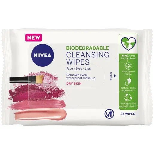 Nivea Gentle Cleansing Wipes 25's