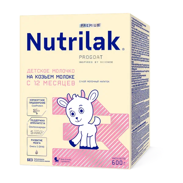 Смесь дет.Nutrilak 3 Premium на козьем молоке с 12 мес. 600г