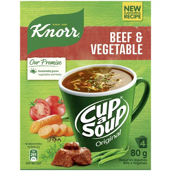Knorr Beef Veg Cup a Soup 80g