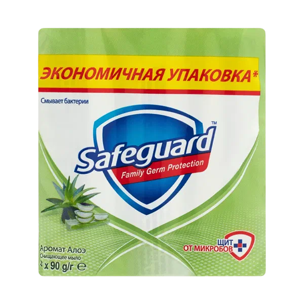 Safeguard туалет самыны Алоэ ароматы 3*90г