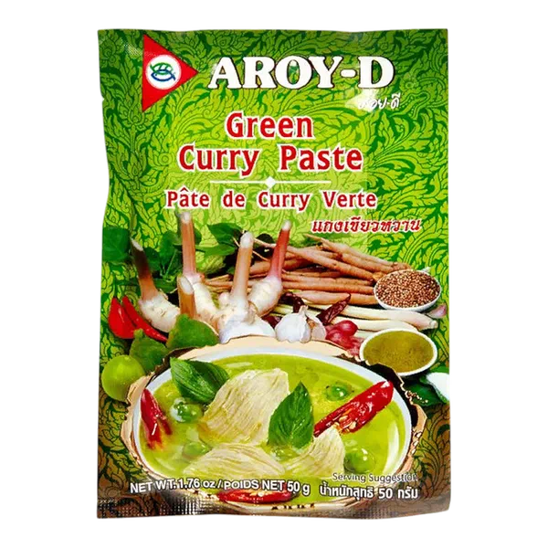 Паста Aroy-D Карри зеленая 50г