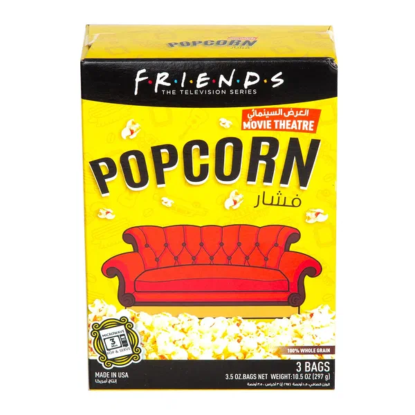 FRESHLY HOME THEATER STYLE BUTTERY MICROWAVE POPCORN 297G