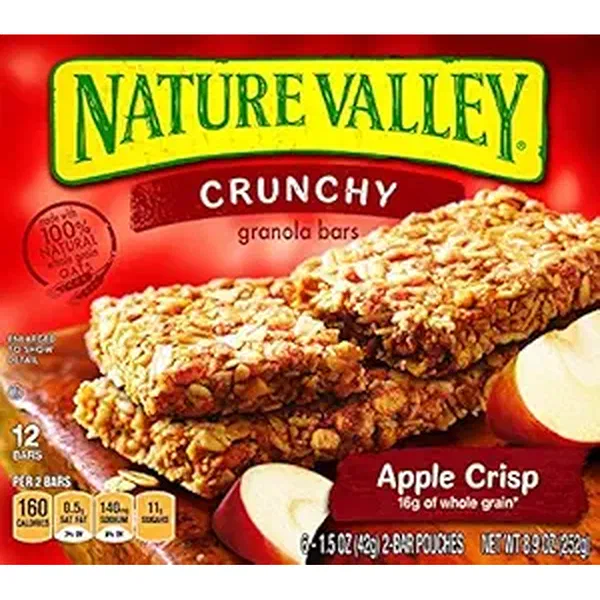 NATURE VALLEY APPLE CRISP CRUNCHY GRANOLA BAR 42G