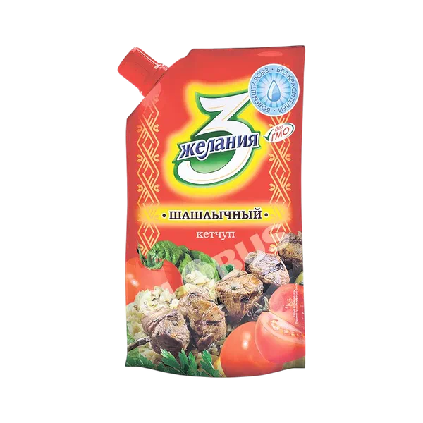 Кетчуп 3 Желания Шашлычный с доз 250г д/п