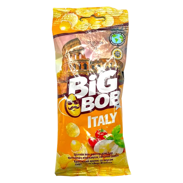 Орехи Big Bob Арахис сыр в оболочке 50г п/п Снек