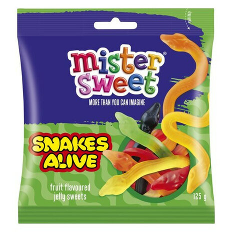 Mister Sweets Snakes 125g