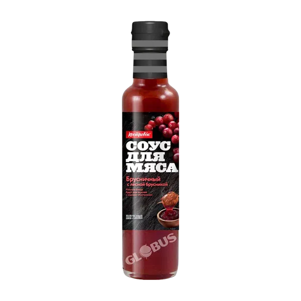 Соус Костровок Брусничный д/мяса 285г с/тб