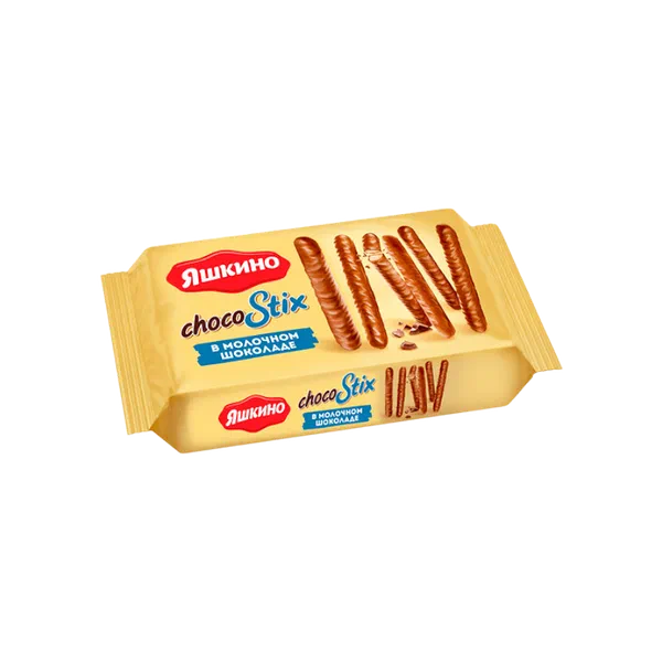 Печенье Яшкино ChocoStix в шок.глаз 130г KDV
