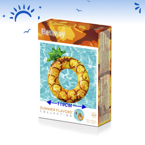 Bestway Summer Fruit Pool Rings 119Cm 26-36121