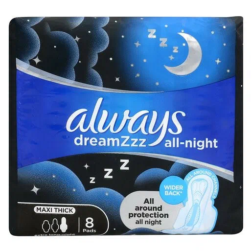 Always Maxi Extra Long Blue 8s