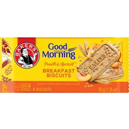 Bakers Good Morning Peach & Apricot 50g