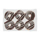 Chocolate Ring Donuts 6 x 50g