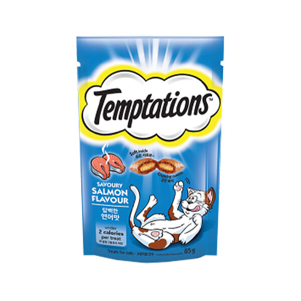 Temptations Catfood Salmon Flvr 85Gm