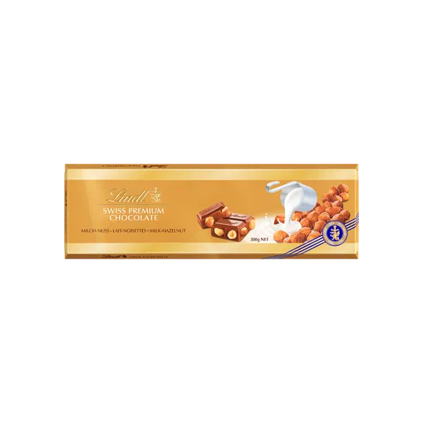 Lindt Swiss premium сүттүү шоколады 300г