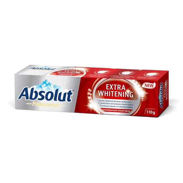 Тиш пастасы  Absolut Professional Extra Whitening 110мл
