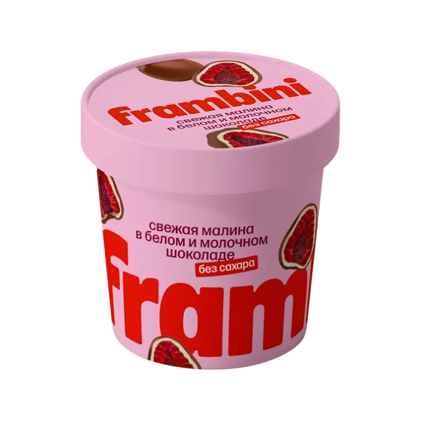 Frambini в белом/молочном шоколаде тондурулган малина 130г