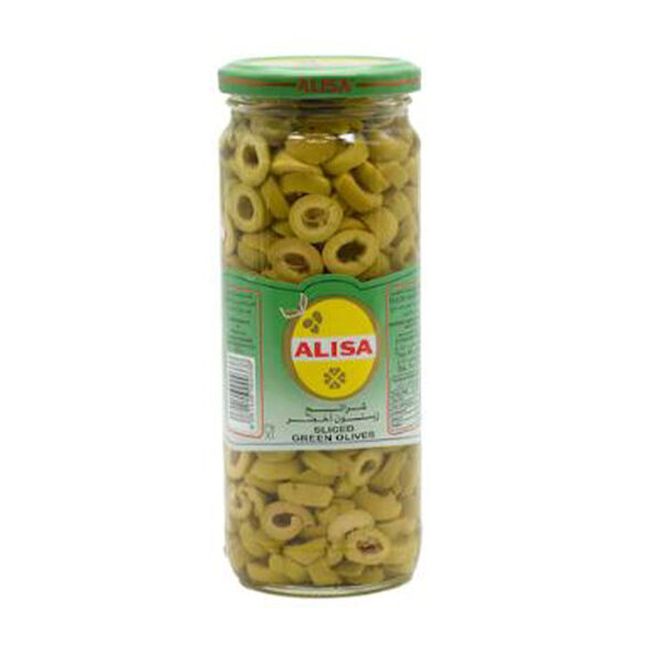 Alisa Green Sliced Olives 120 Gm