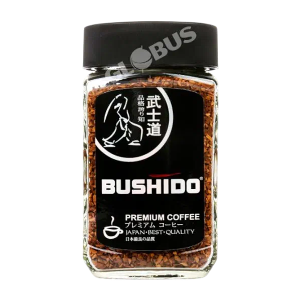 Кофе Bushido Black раств 100г ст/б