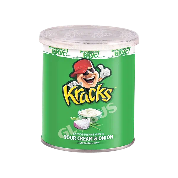 Чипсы Kracks лук сметана 45г KracksFEP LTD Китай 14
