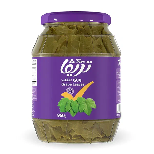 TREVA PREMIUM PICKLED GRAPE LEAVES FOR STUFFING 907G