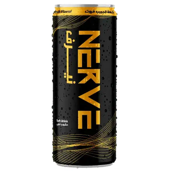 NERVE GRAPEFRUIT DRINK CAN 250ML - NERVE GRAPEFRUIT ENERGY DRINK