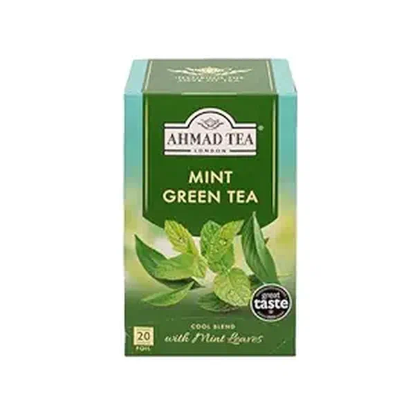 AHMAD TEA MINT INFUSED GREEN TEA LARGE VALUE PACK 100TB