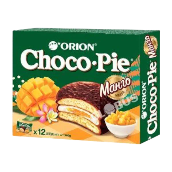 Печенье Orion Choco pie манго 12шт 360г