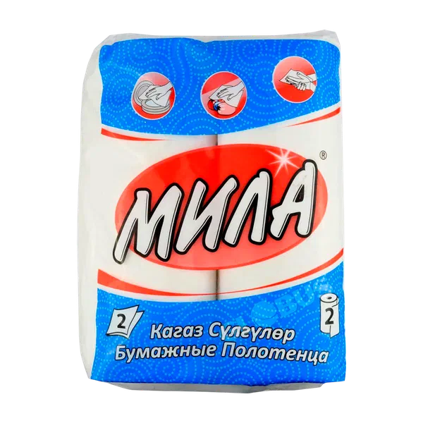 Полотенце Мила бумаж 2рул