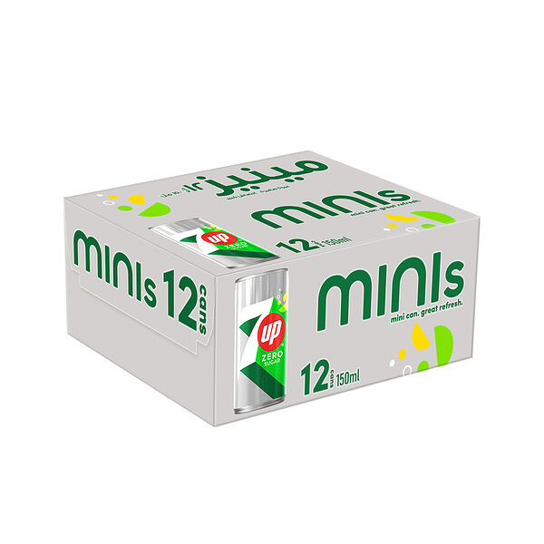 7Up Zero Can (150 Ml X12)