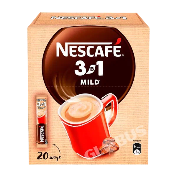 Кофе Nescafe 3в1 мягкий 20*14,5г кор