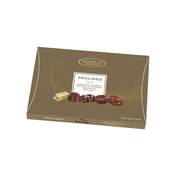 Excelcium Pralines алтын 180г конфеттери