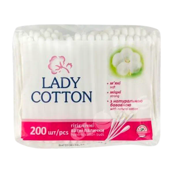 Палочки ватн Lady Cotton 200шт м/у